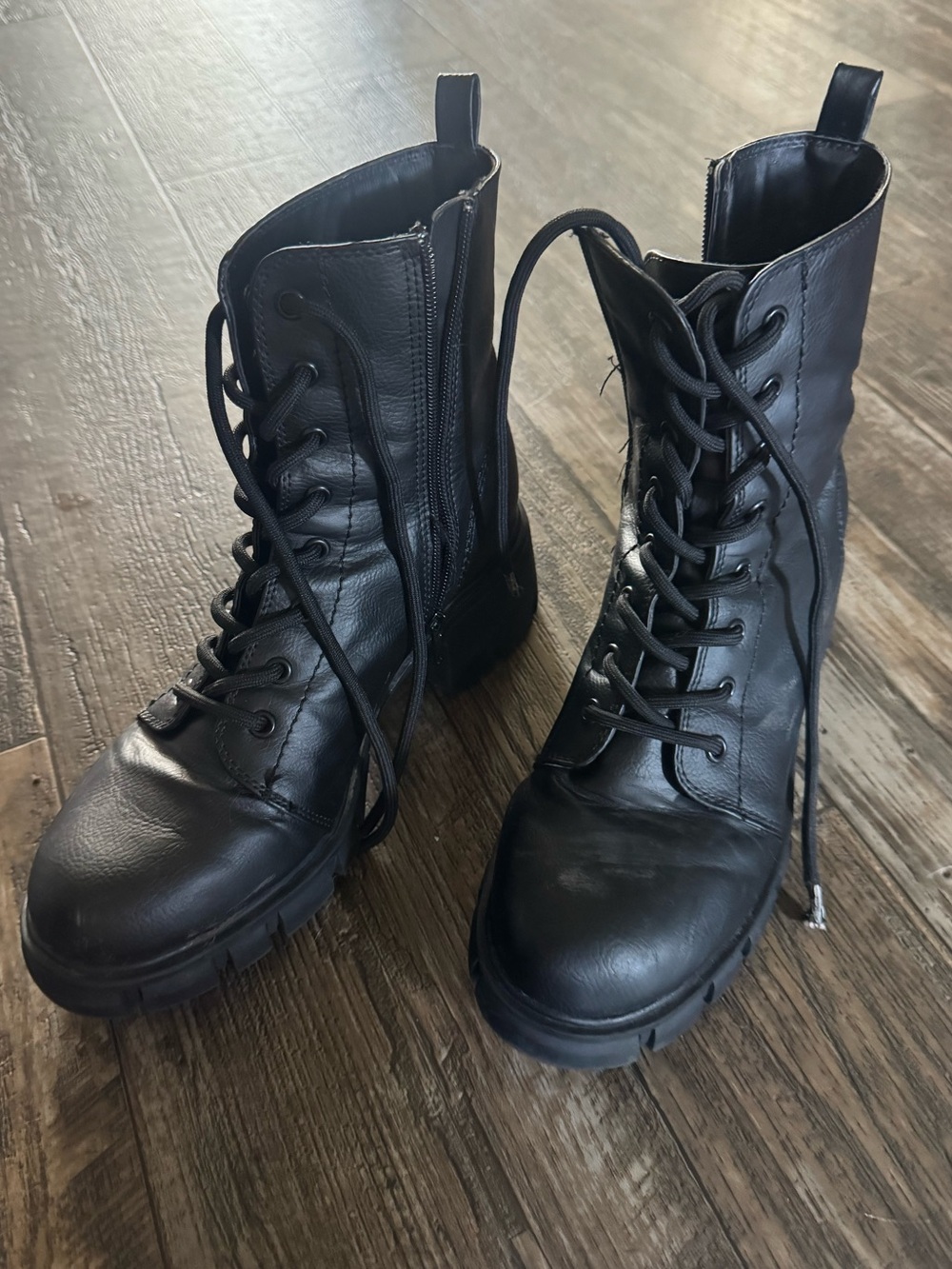 Women’s Lace-Up Combat Boots